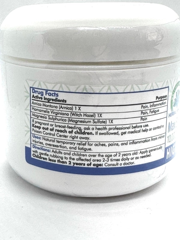 10,000mg CBD Max Strength Muscle & Joint Cream