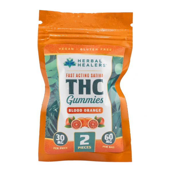 30mg THC Gummies - Blood Orange - Sativa