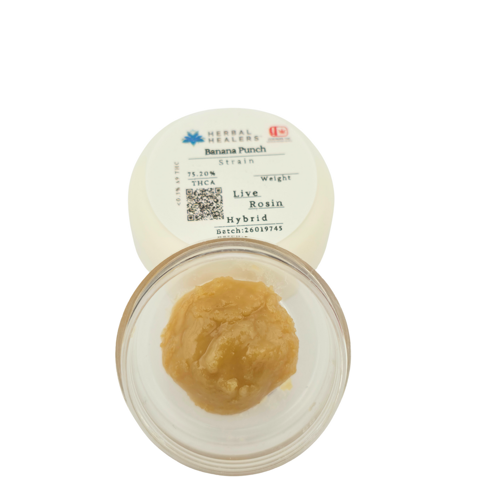 Banana Punch Tier 2 Rosin (Hybrid - 75.20% THCA)