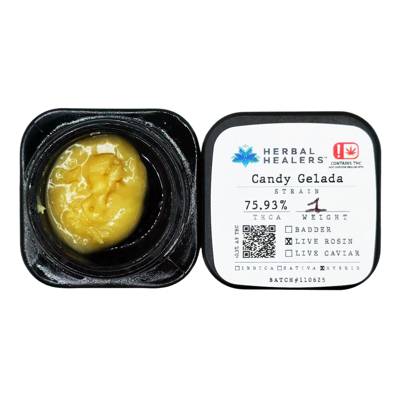 Candy Gelada Live Rosin (Indica - 75.93% THCA)