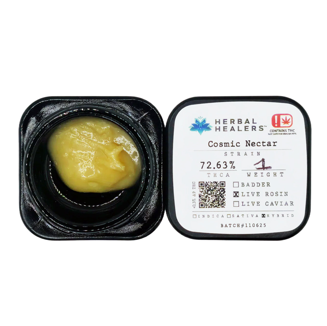 Cosmic Nectar Live Rosin (Hybrid - 72.63% THCA)