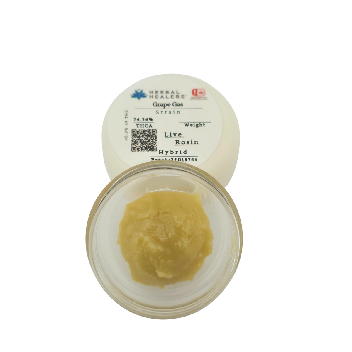Grape Gas Tier 2 Rosin (Hybrid - 74.34% THCA)