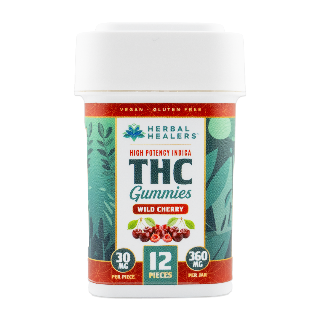30mg THC Gummies - Wild Cherry - Indica
