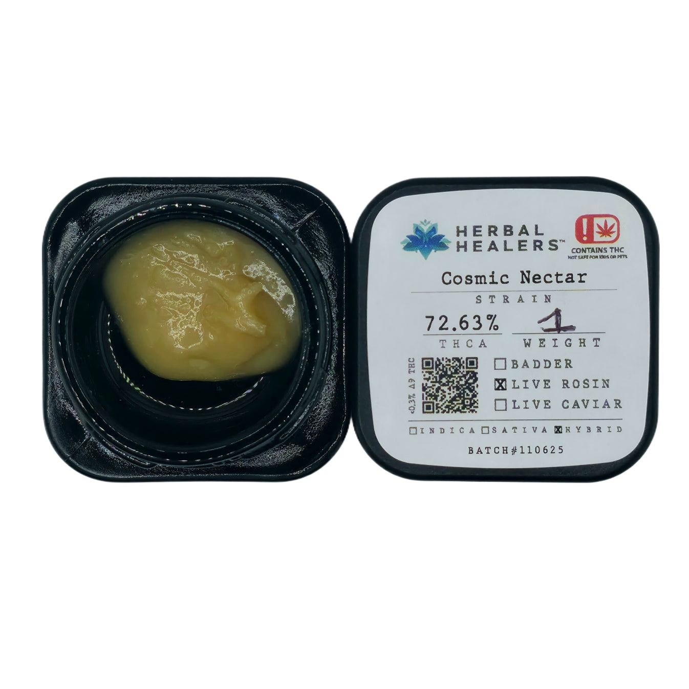 Cosmic Nectar Live Rosin (Hybrid - 72.63% THCA)