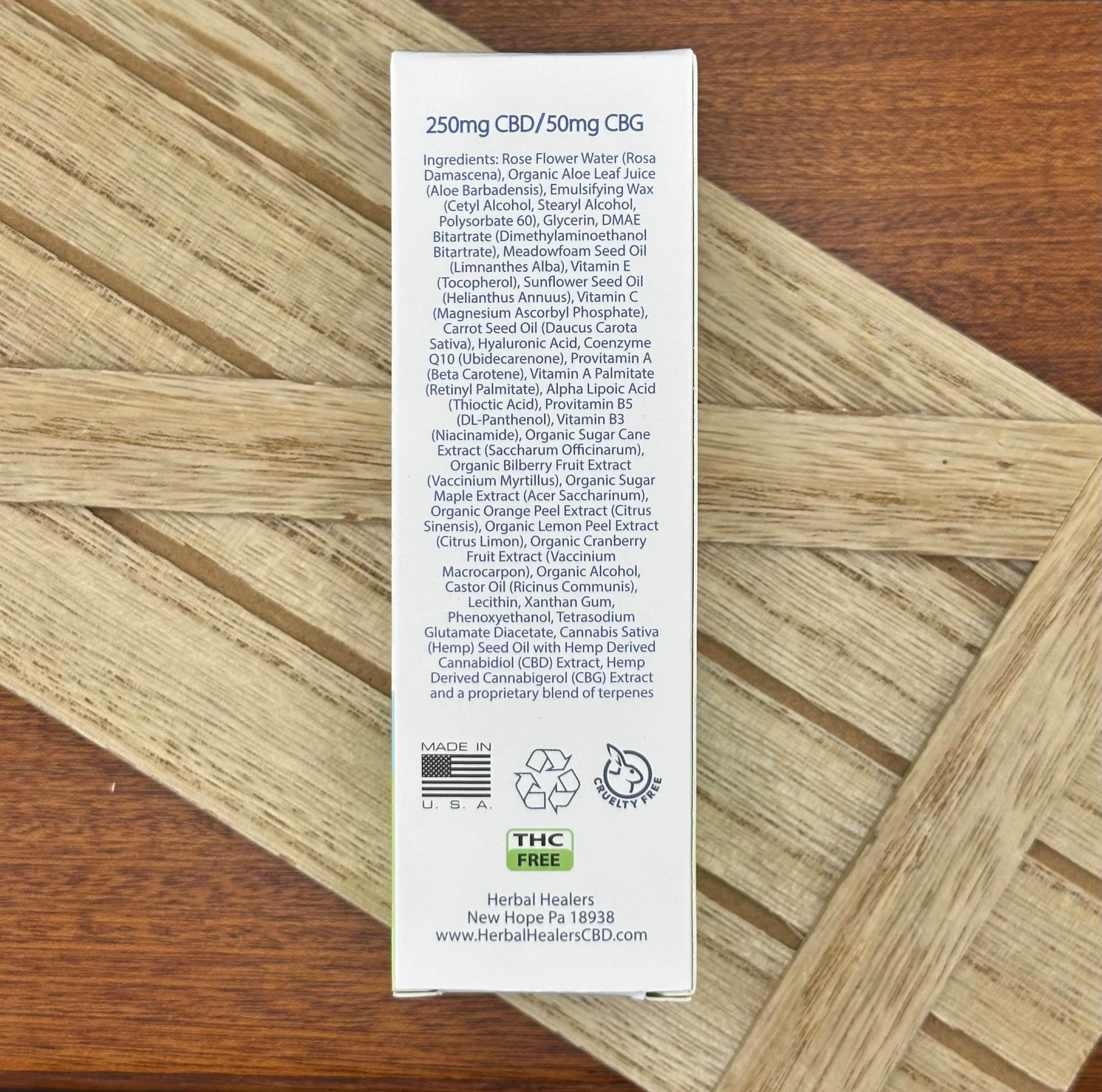 CBD + CBG Hyaluronic Face and Neck Serum - 300mg Total Cannabinoids