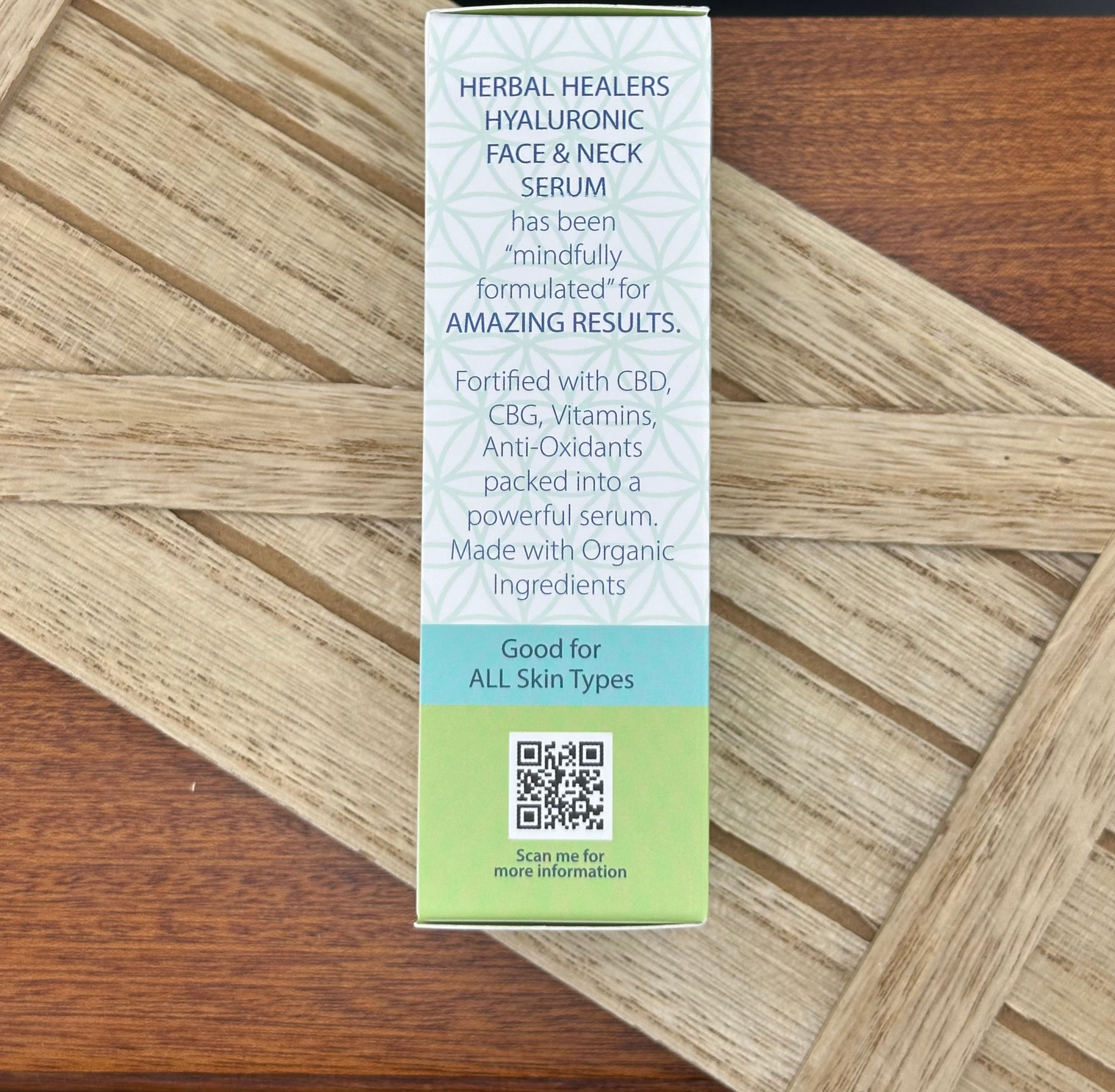 CBD + CBG Hyaluronic Face and Neck Serum - 300mg Total Cannabinoids