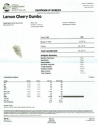 Lemon Cherry Gumbo Indoor (Hybrid- 31.17% THCA)