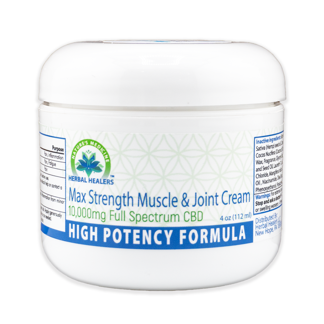 10,000mg CBD Max Strength Muscle & Joint Cream