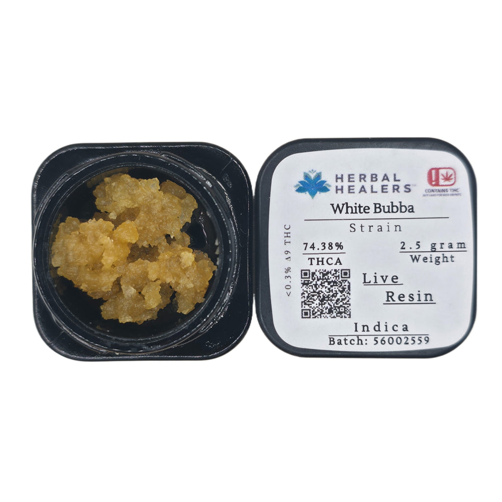 White Bubba Live Resin (Indica - 74.38% THCA)