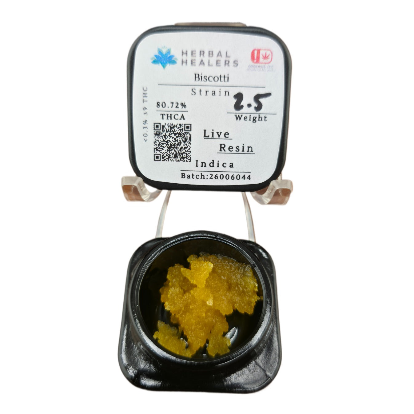 Biscotti Live Resin (Hybrid - 80.72% THCA)