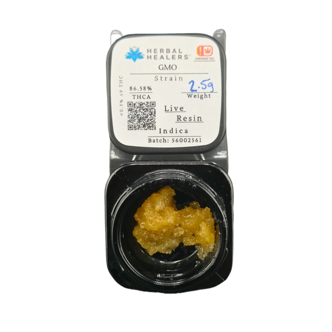GMO Live Resin (Indica - 86.58% THCA)