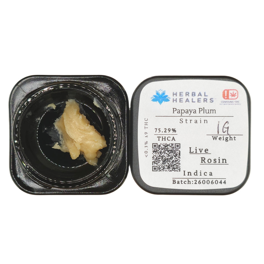 Papaya Plum Tier 2 Rosin (Hybrid - 75.28% THCA)
