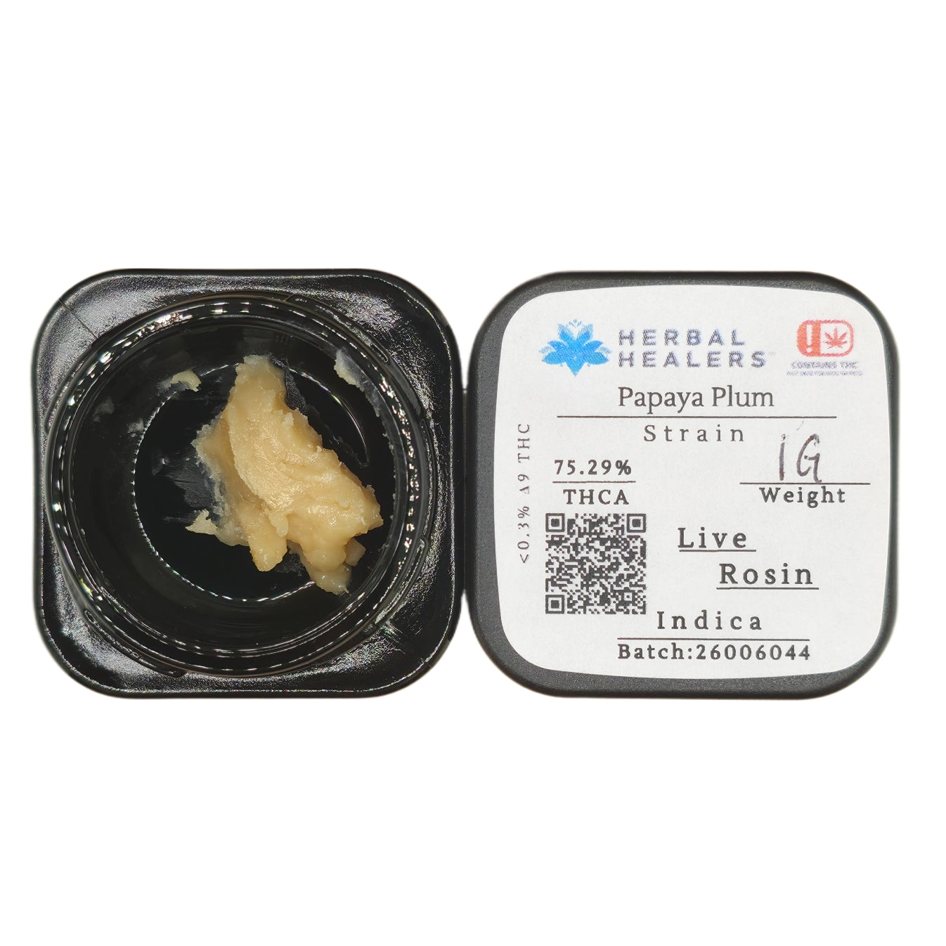 Papaya Plum Tier 2 Rosin (Hybrid - 75.28% THCA)