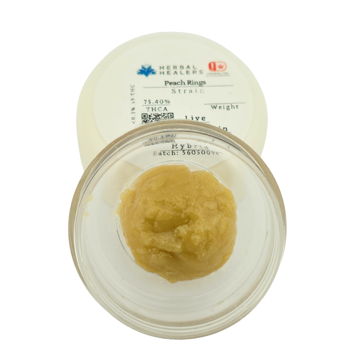 Peach Ringz Tier 2 Rosin (Indica -75.40% THCA)