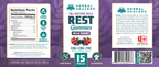 Rest - Wild Berry Nighttime Gummies - CBD + CBN + THC - 15 Count - Indica