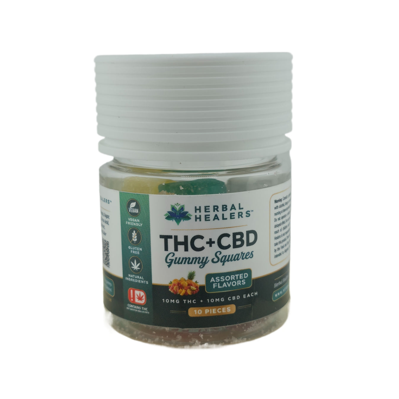 10mg THC + CBD Gummy Squares – Herbal Healers