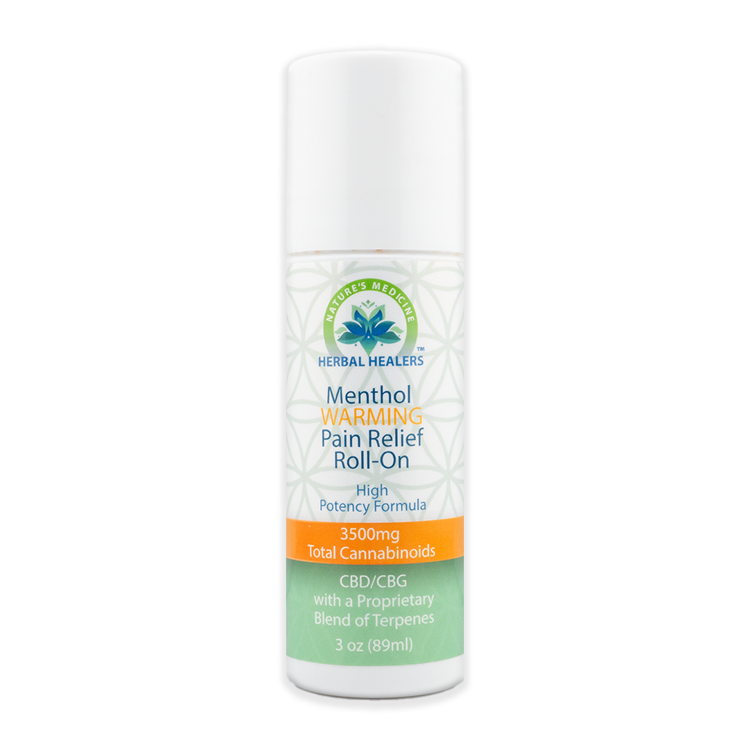 3,500 CBD + CBG Menthol Warming Relief Roll-On
